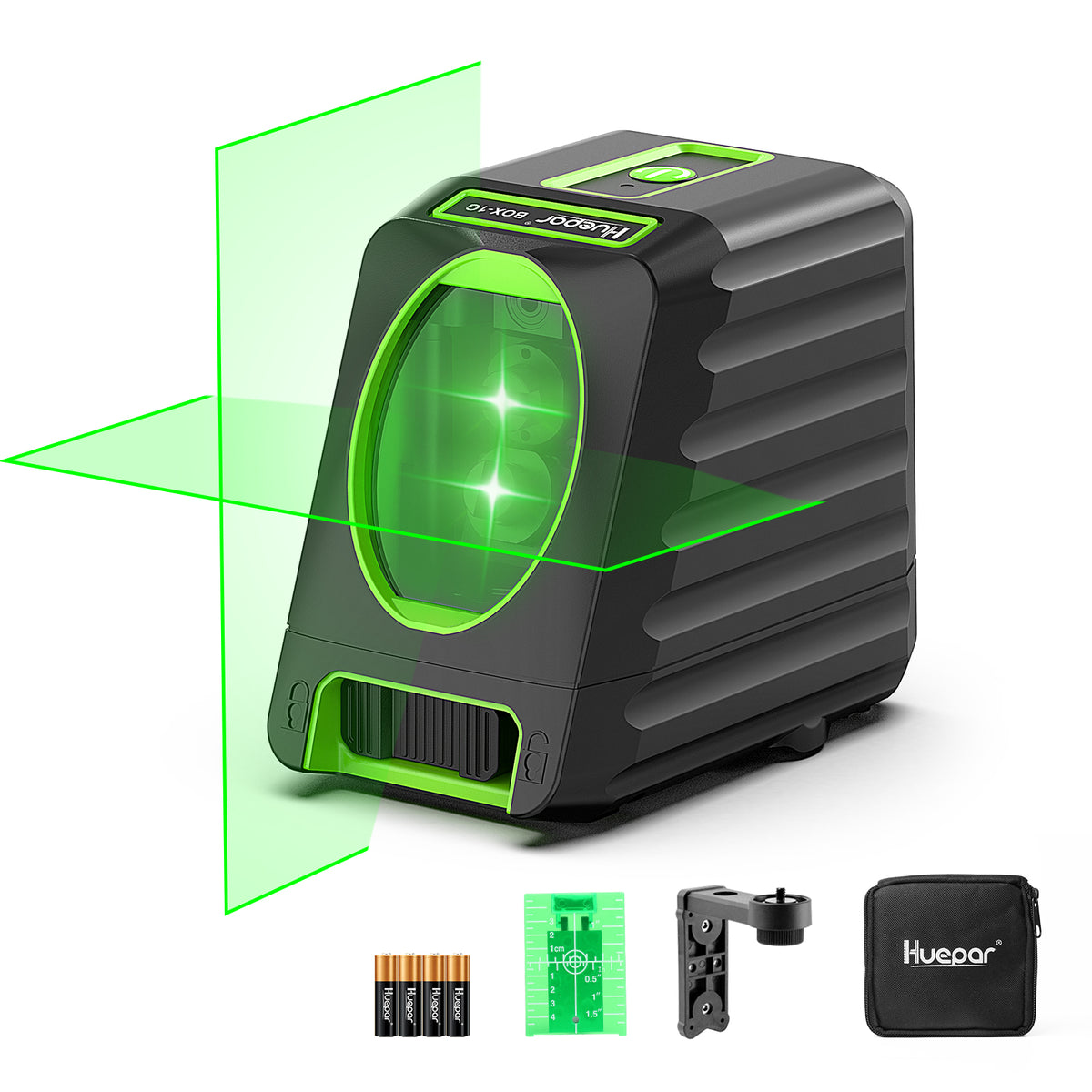 Huepar BOX1G Laser Level - Cross Line Laser Level