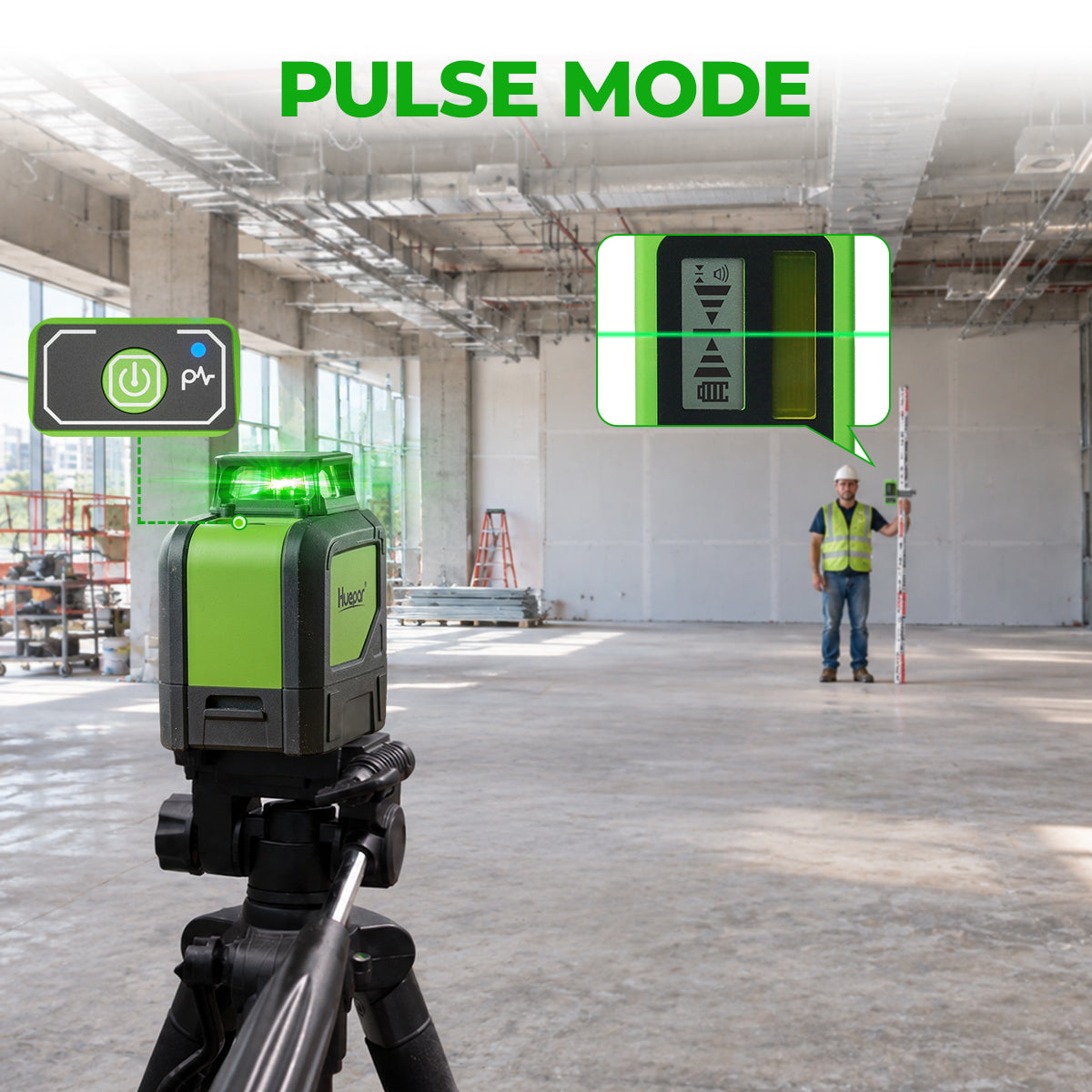 Huepar 902CG Laser Level - 2D Laser Levels