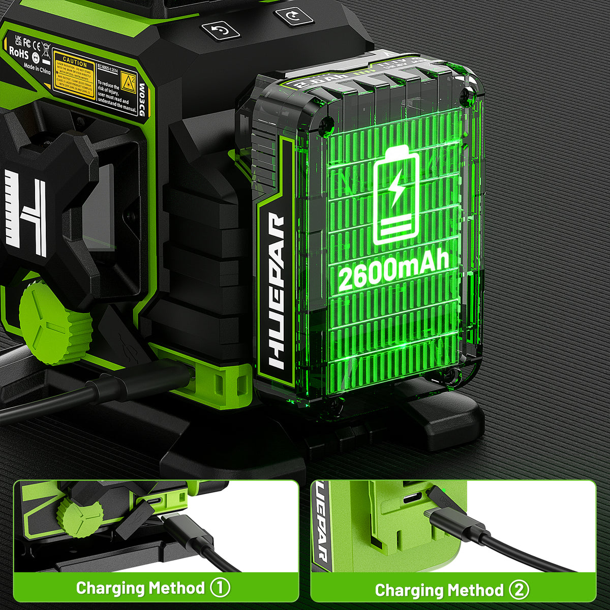 Huepar W03CG Laser Level - 3D Laser Levels
