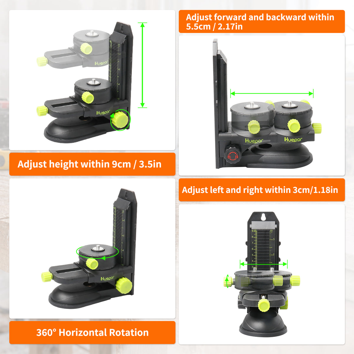 Huepar PV10+ Fine-tuning Bracket Adapter