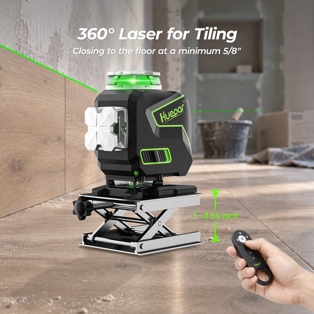 Huepar S04CG Laser Level - 4D Laser Levels