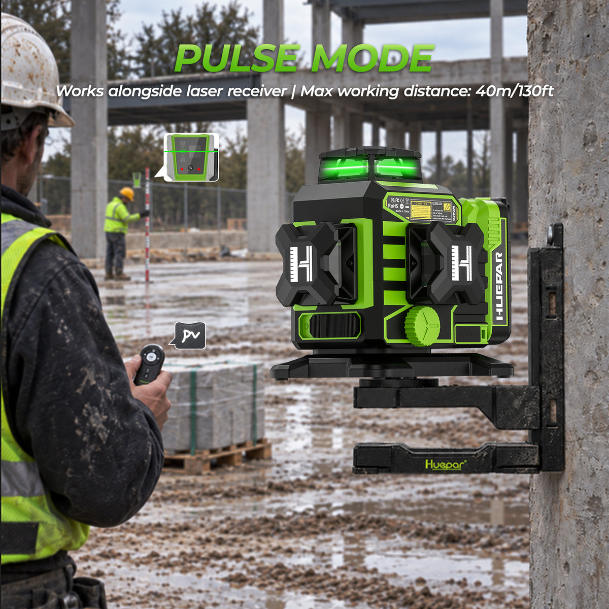 Huepar W03CG Laser Level - 3D Laser Levels