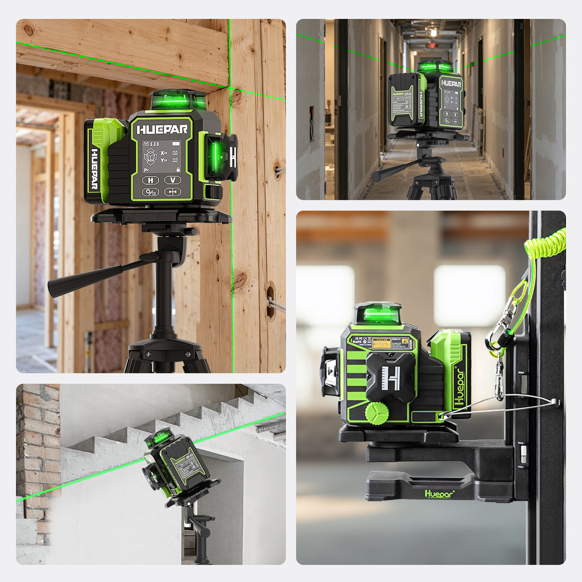 Huepar W03CG Laser Level - 3D Laser Levels