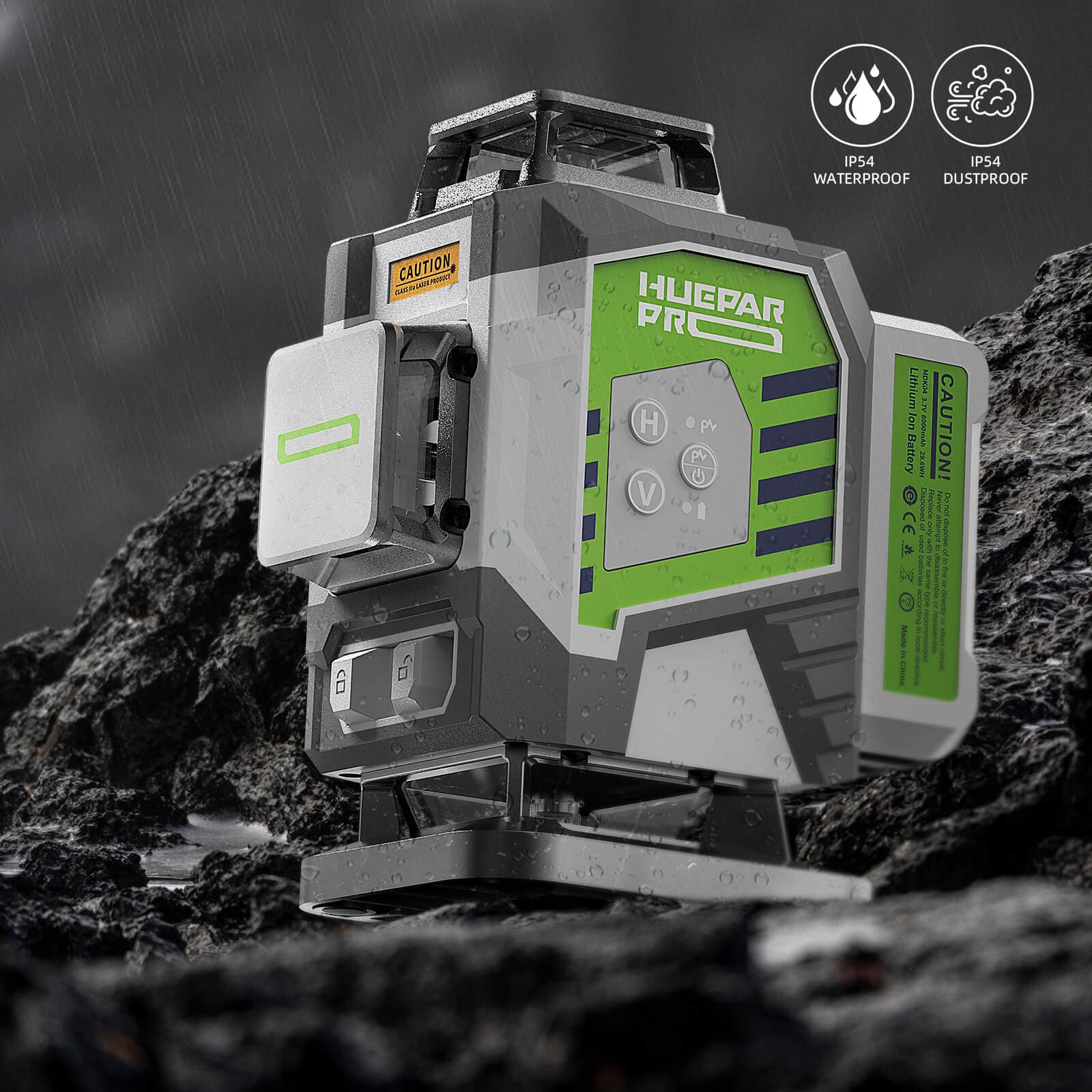 Huepar Pro ZK04CG Laser Level - 4D Laser Levels