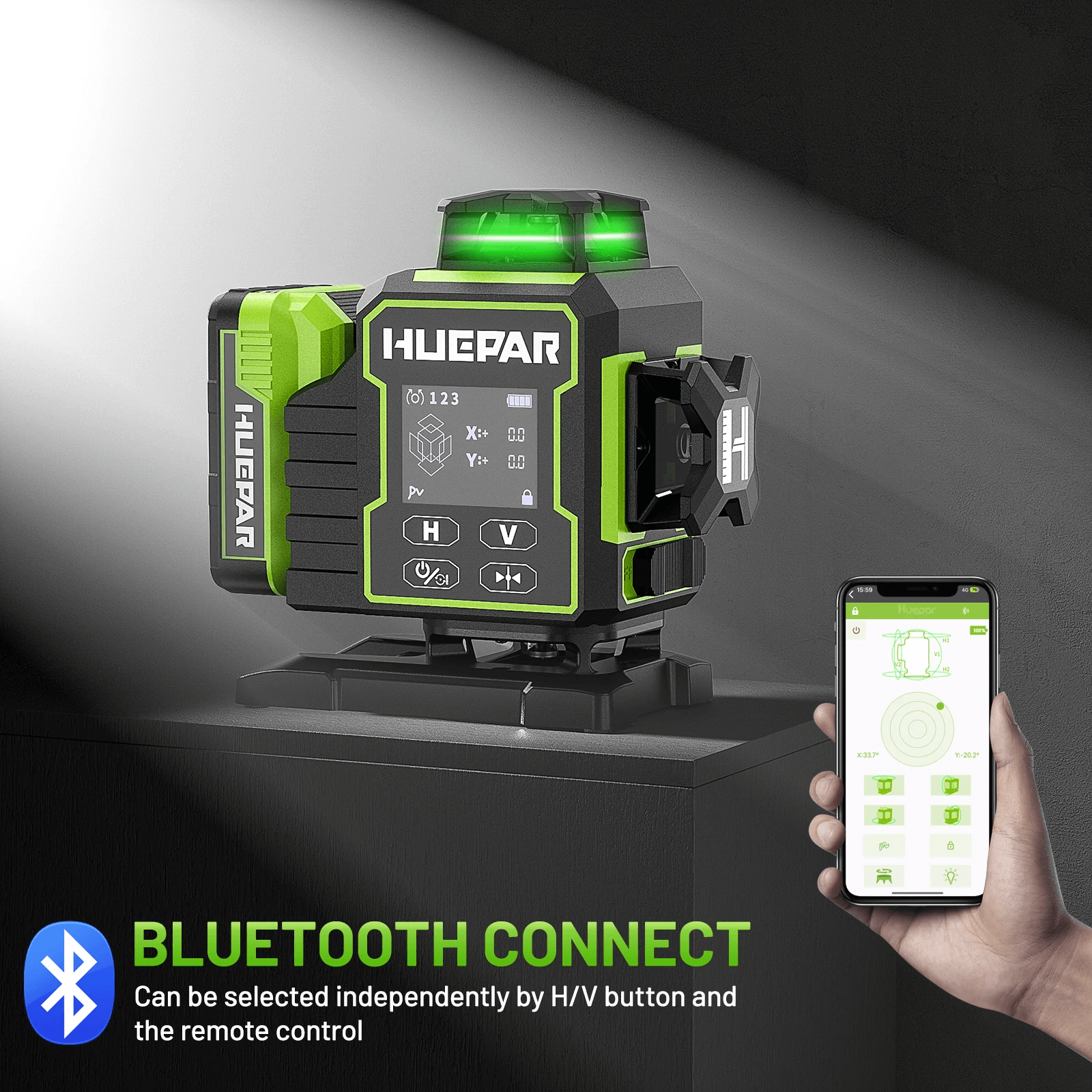 Huepar W04CG Laser Level - 4D Laser Levels