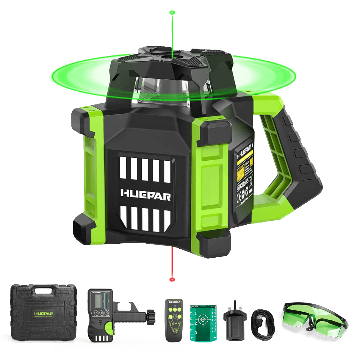 Huepar RL300HVG Laser Level RL300HVG - Rotary Laser Levels