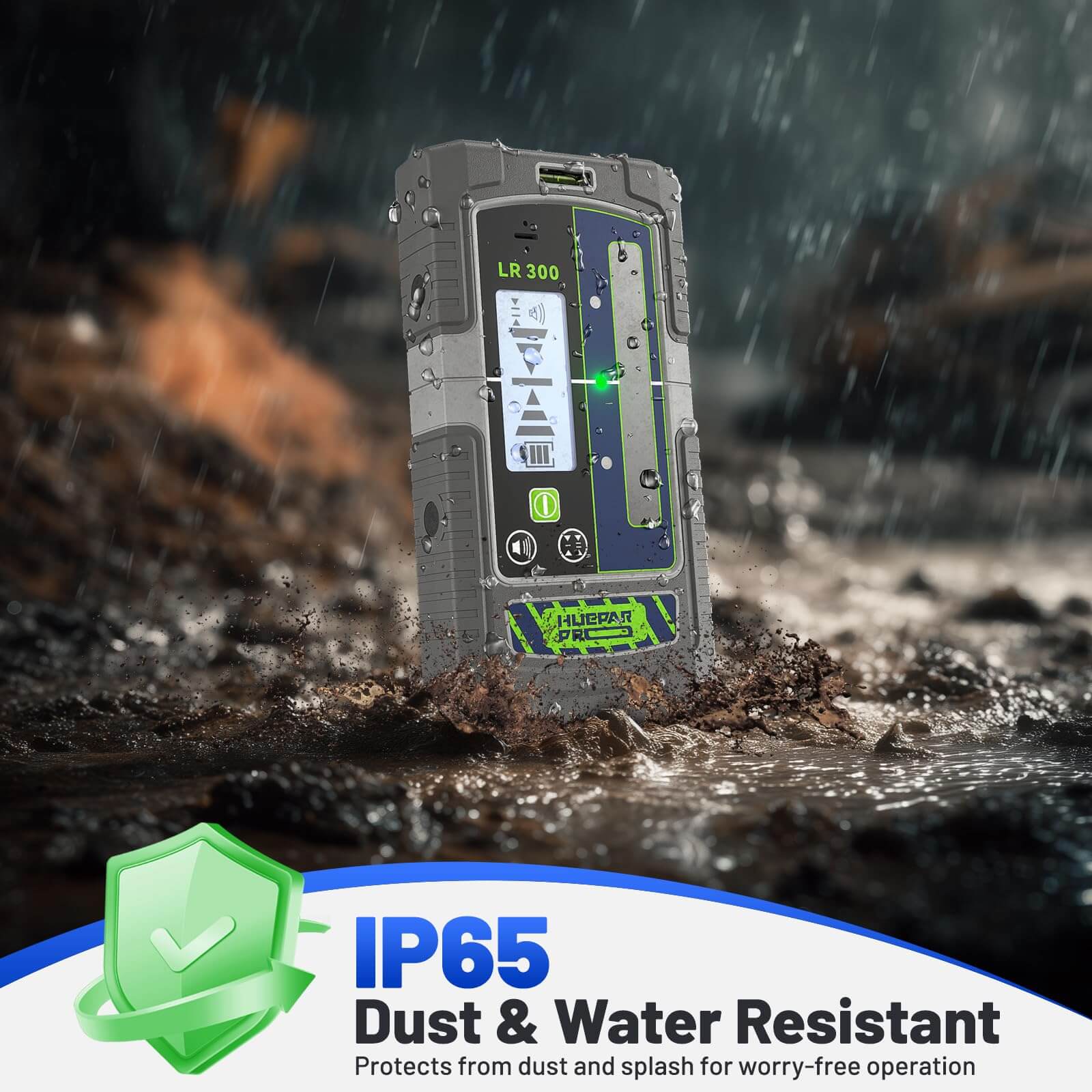 Huepar Pro LR300 - Laser Detector/Line Laser Receiver - Line Laser Receiver