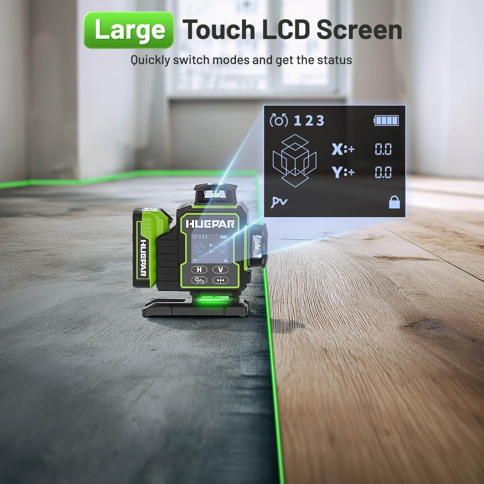 Huepar W04CG Laser Level - 4D Laser Levels