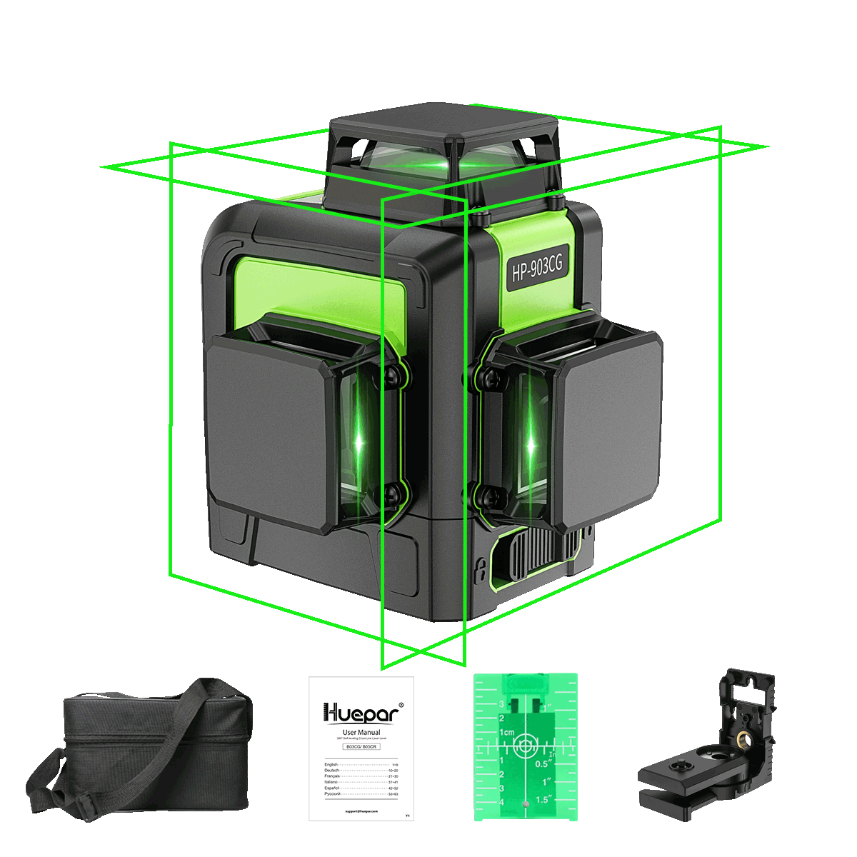 Huepar 903CG Laser Level 903CG - 3D Laser Levels