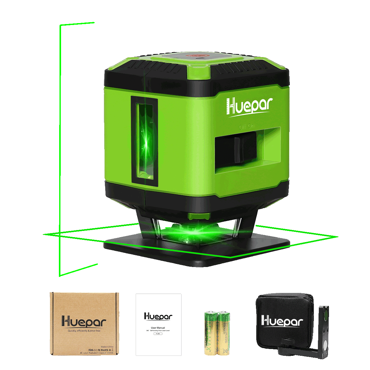 Huepar FL360G Laser Level FL360G - 3D Laser Levels