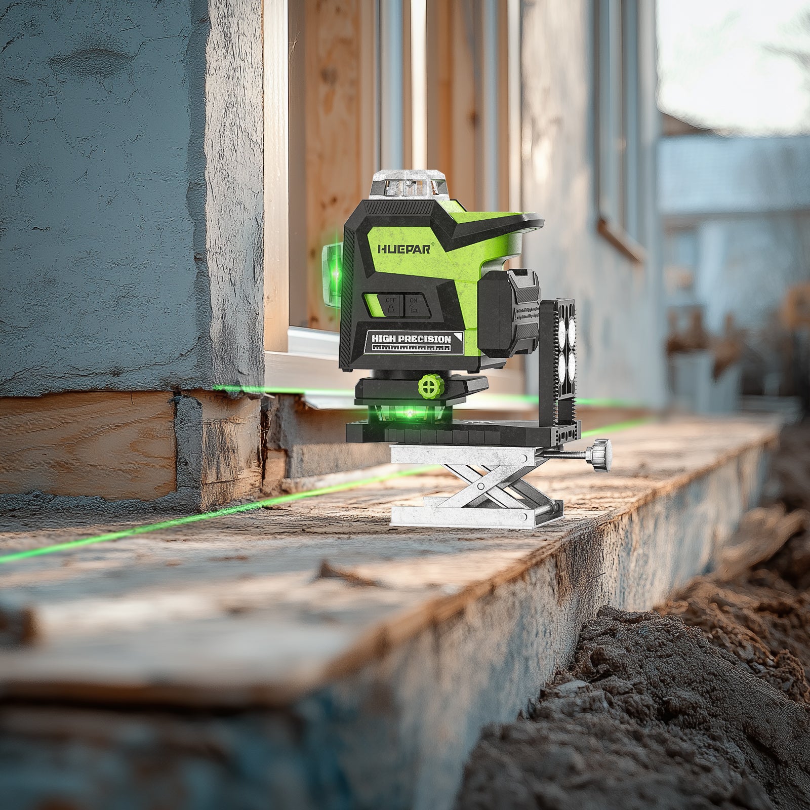 Huepar HX04CG Laser Level - 4D Laser Levels