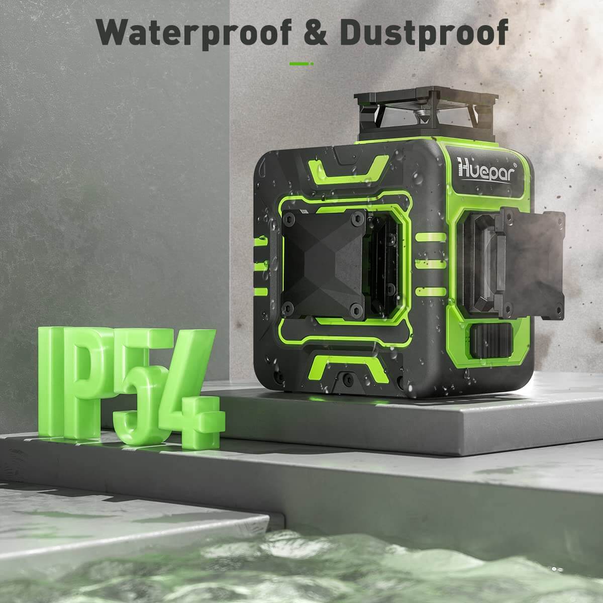 Huepar R03CG Laser Level - 3D Laser Levels