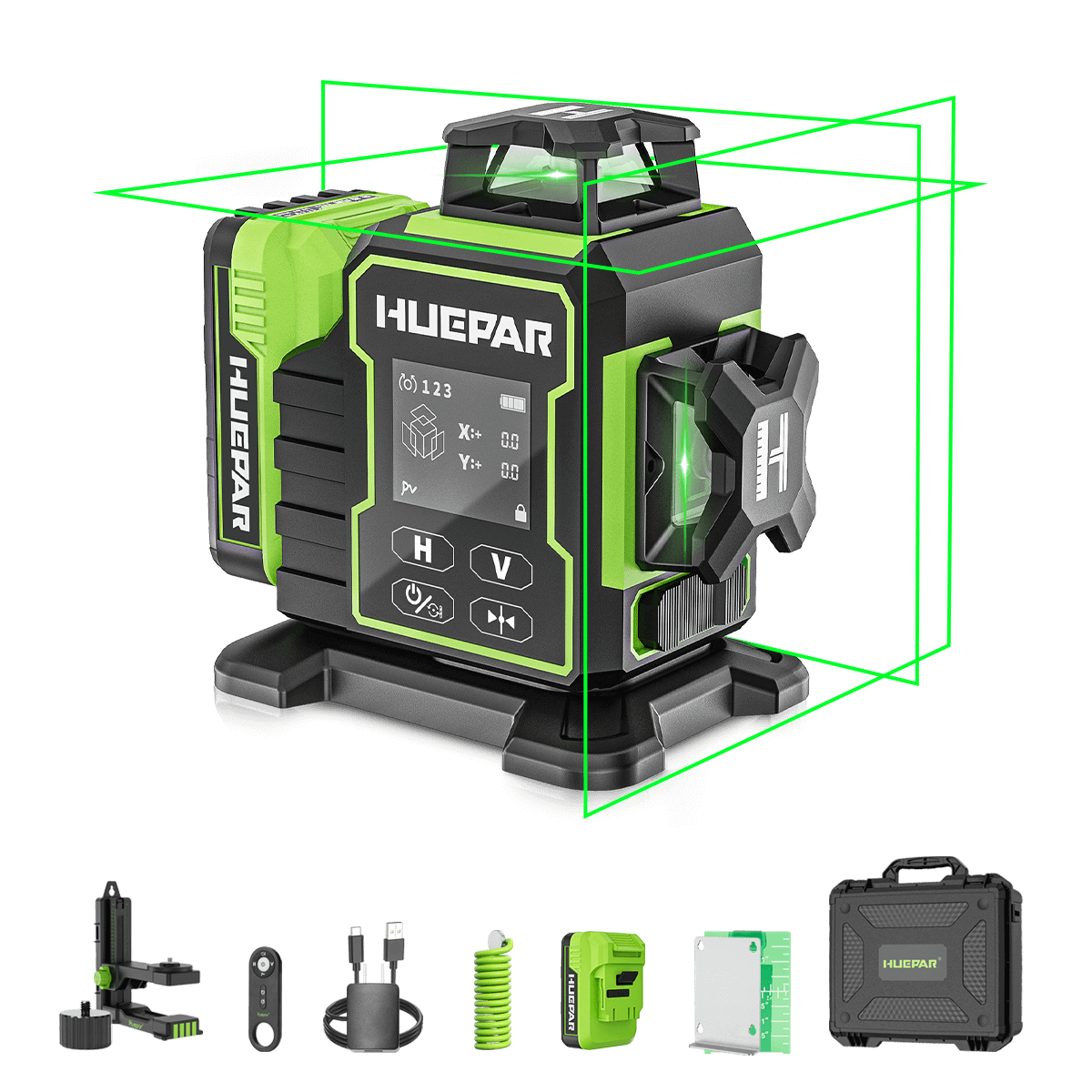 Huepar W03CG Laser Level W03CG - 3D Laser Levels