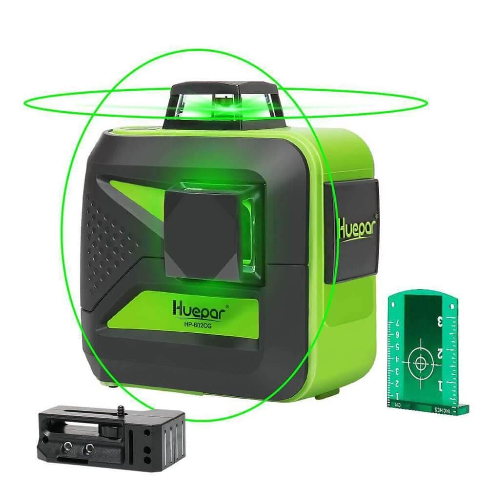 huepar automatic laser level s04cg-5rg rotary