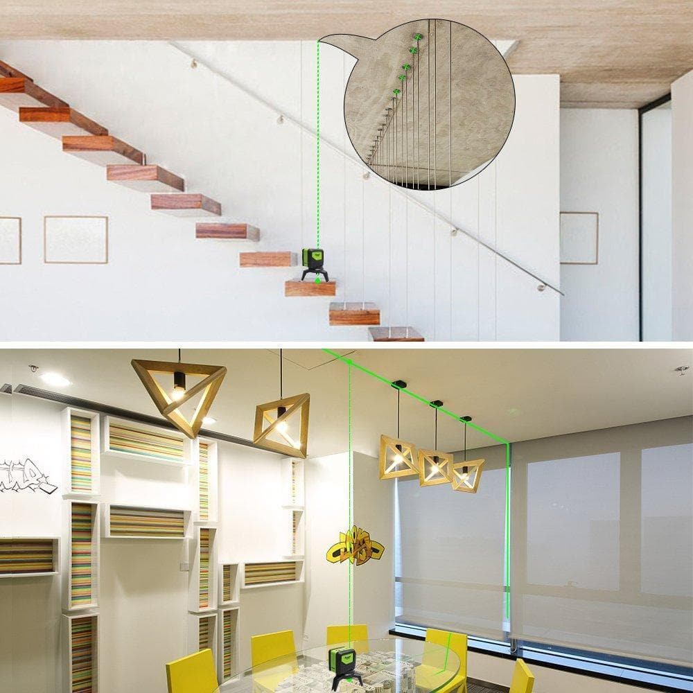 Huepar 9211G Laser Level - Cross Line Laser Level