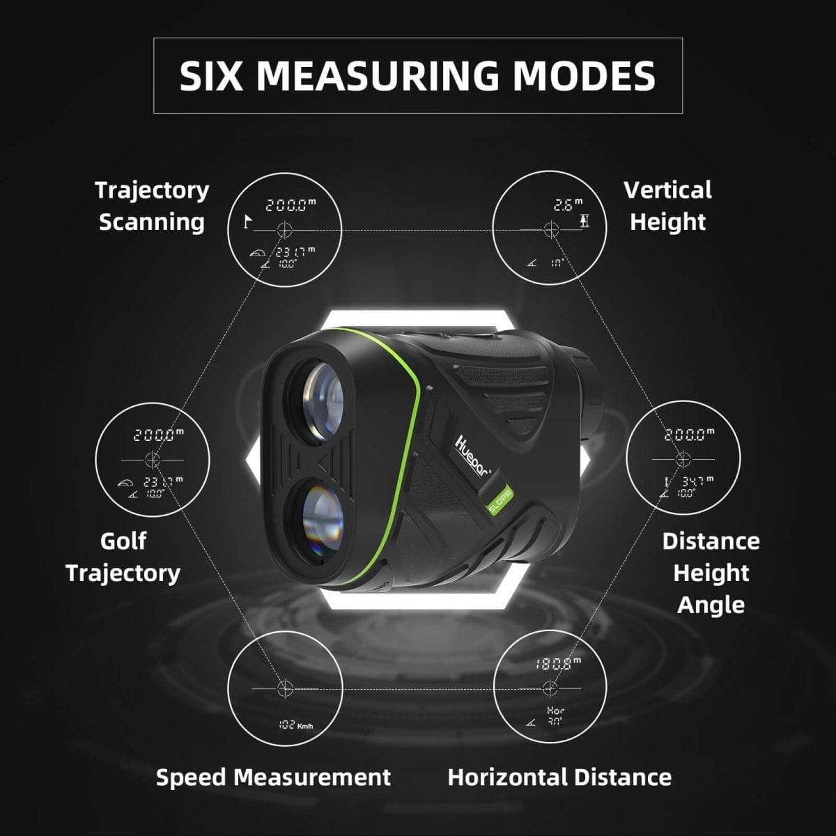 Huepar HLR600 Golf Rangefinder Scope for precision distance measurement5