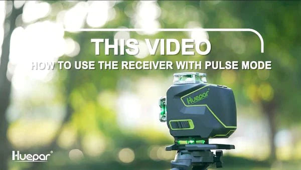How To Use The Pulse Mode Of A Laser Level Outdoors? - HUEPAR US