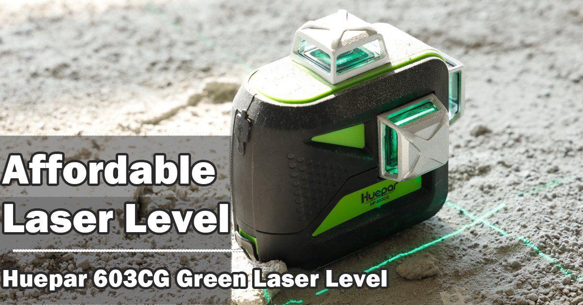 Most Affordable 360° Laser Level: Huepar 603CG Green Laser Level - HUEPAR US