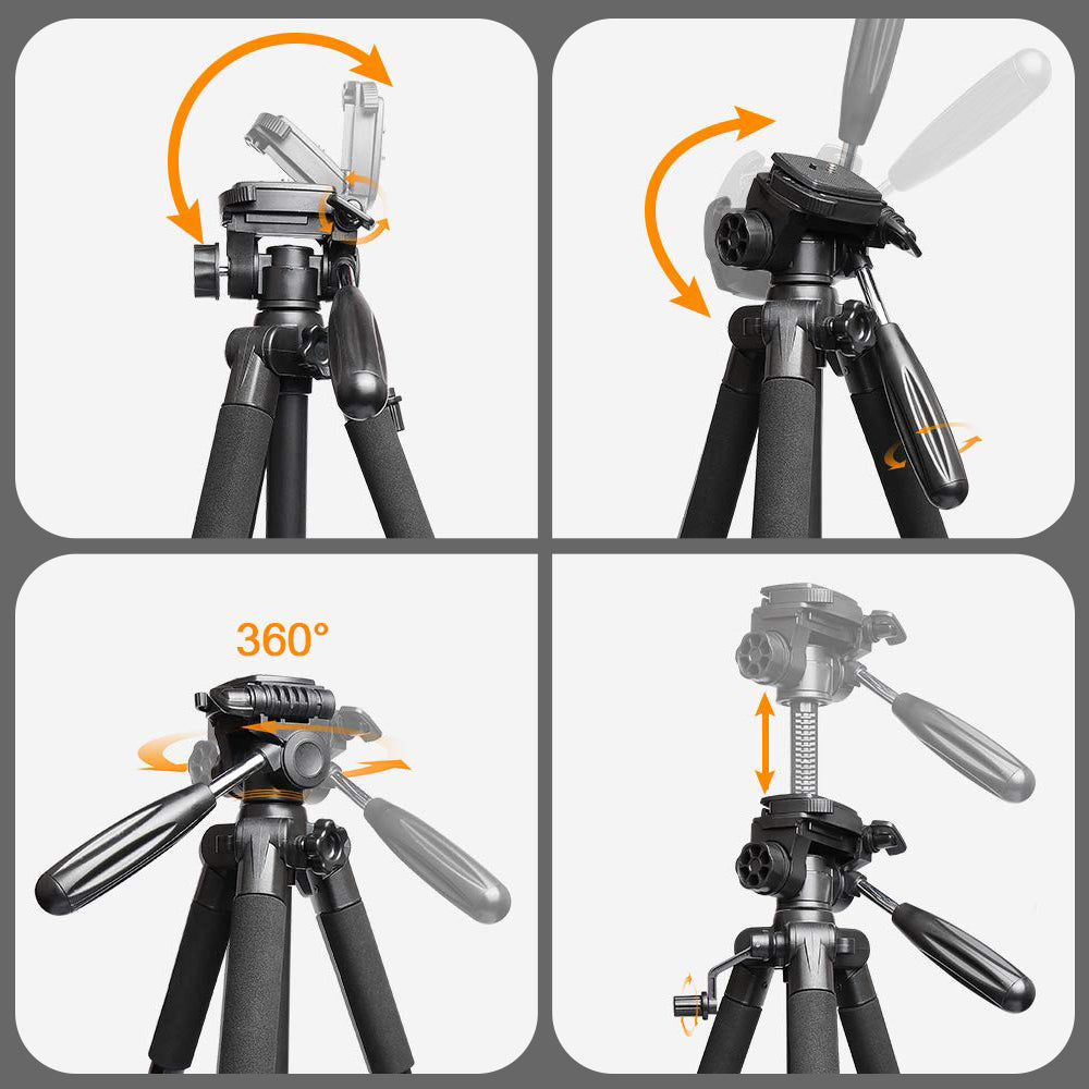 Huepar TPD14 - 56 inch/143cm Tripod Adjustable