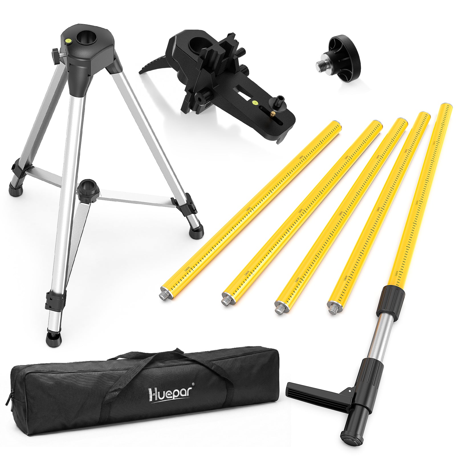 Huepar LP36 - 3.7m/12ft Laser Telescoping Pole