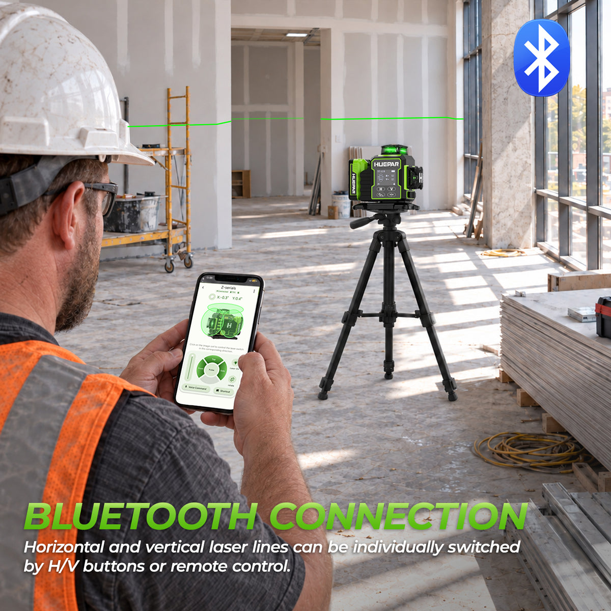 Huepar W03CG Laser Level - 3D Laser Levels