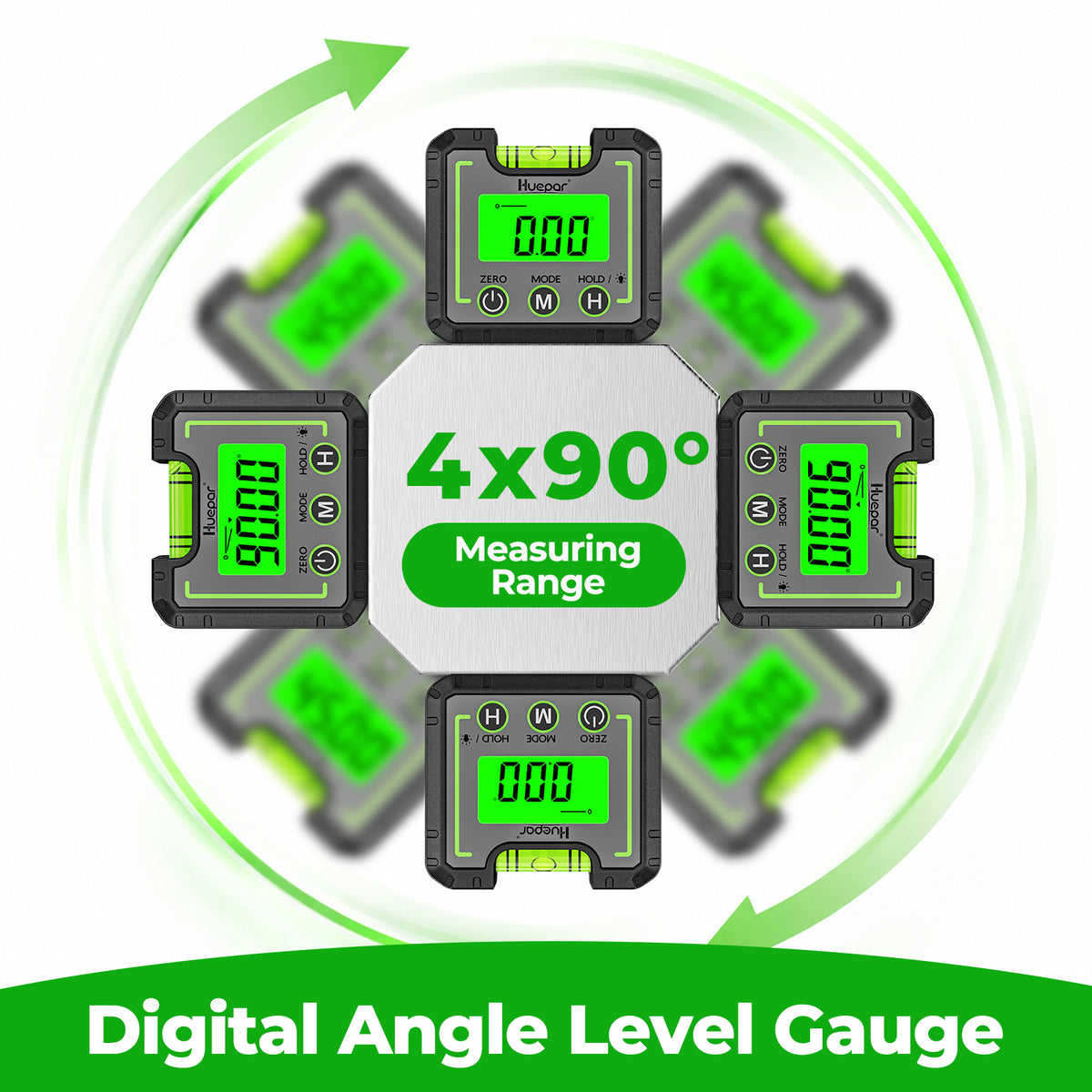 Huepar AG01 - Digital Level Angle Gauge Inclinometer - Electronic Inclinometer