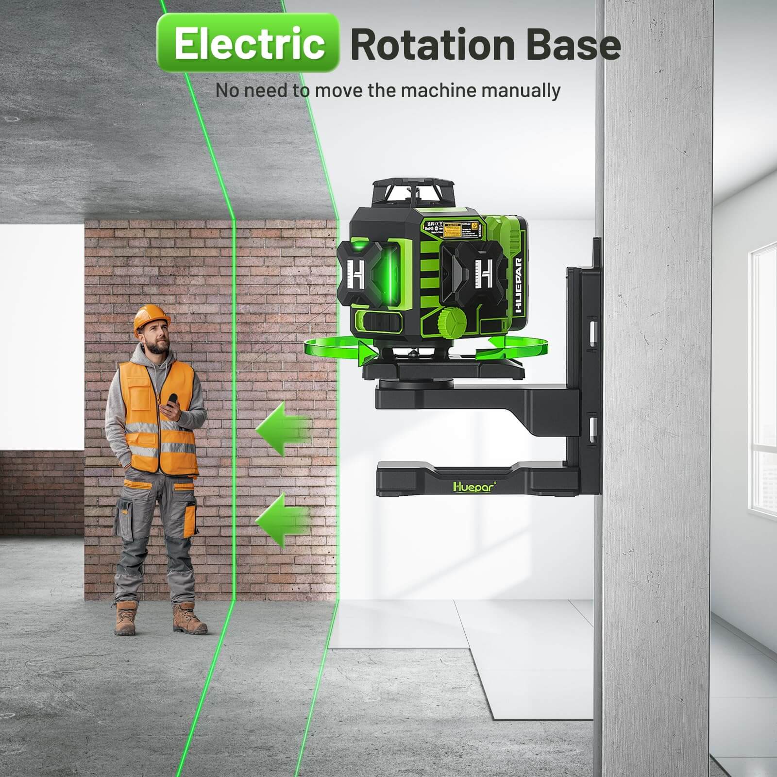 Huepar W04CG Laser Level - 4D Laser Levels