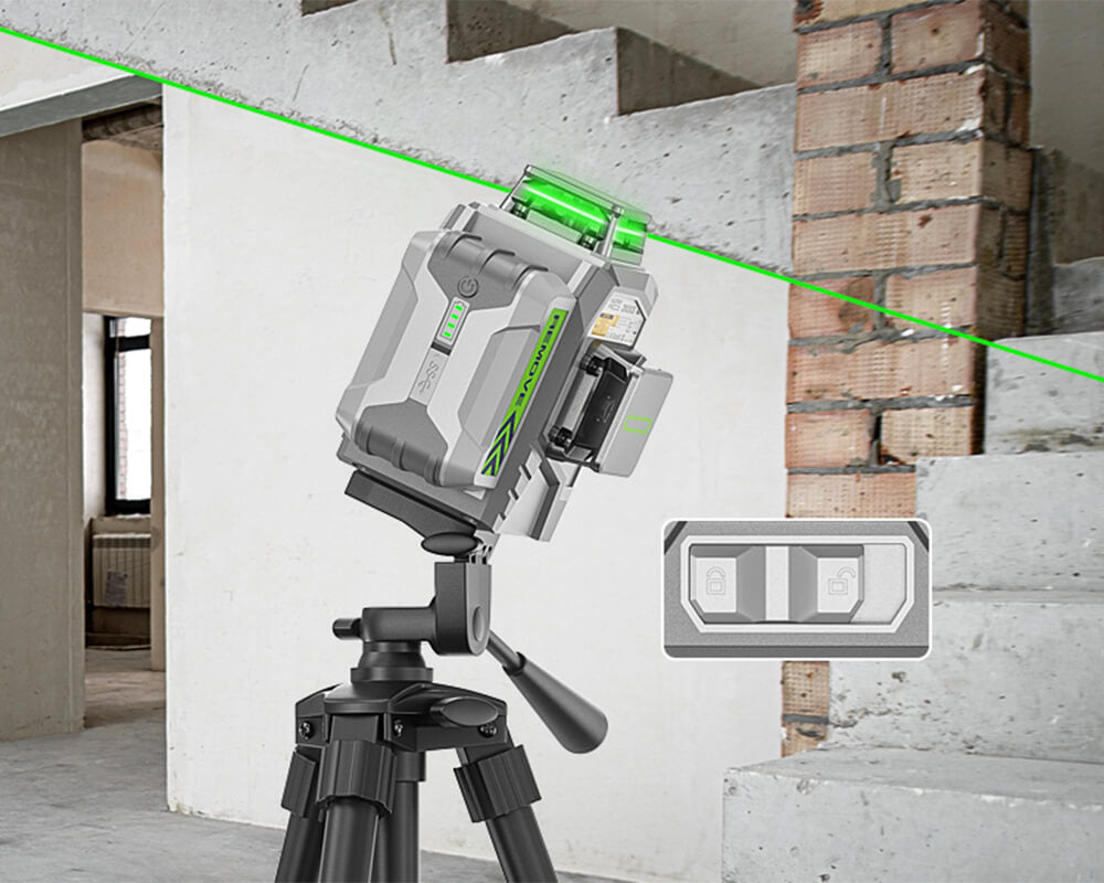 hourouページ Huepar ZK03CG - Pro High Accuracy 3x360° Green Beam Cross Line