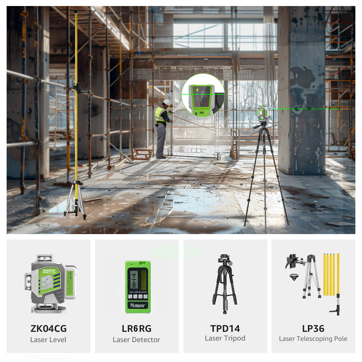 Huepar Pro ZK04CG Pro Kit