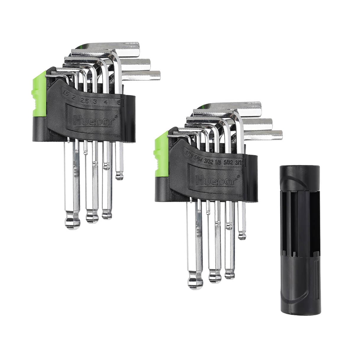 Huepar Magnetic Screwdriver Set with 3 Slotted and 3 Phillips Heads, Diamond Tip, Rust Resistant Shaft, Professional 6PCS Kit, Advanced Technology, Best Laser Level, Free Shipping1