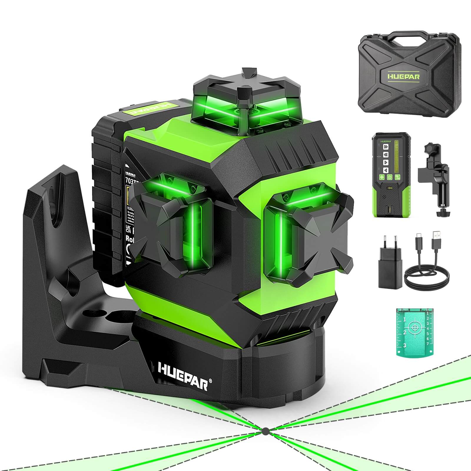Huepar 703TR Laser Level 703TR - 3D Laser Levels