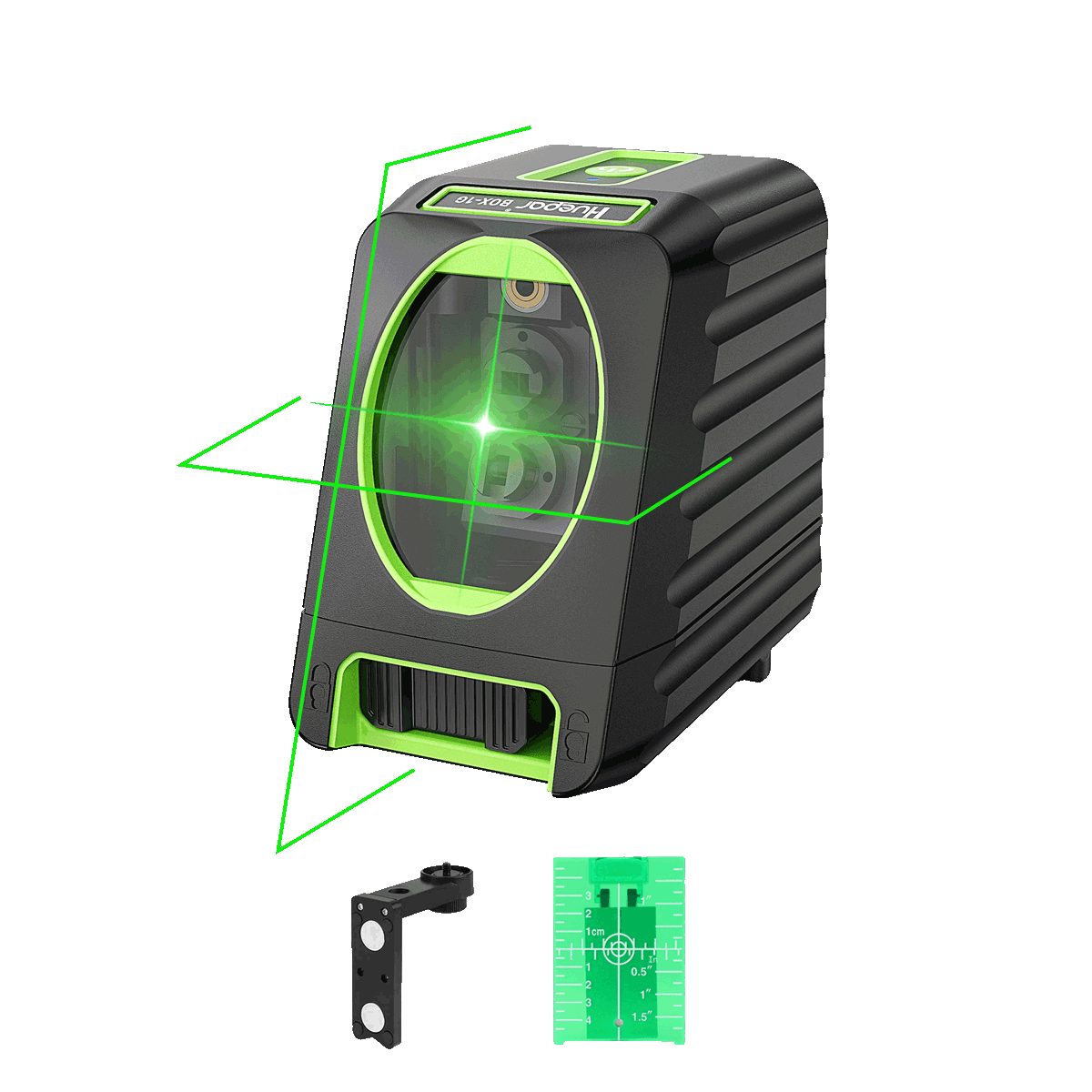 HUEPAR DIY NIVEAU LASER GREEN DE 150FT 45M CROISIÈRE LASER NIVEAU BOX1G