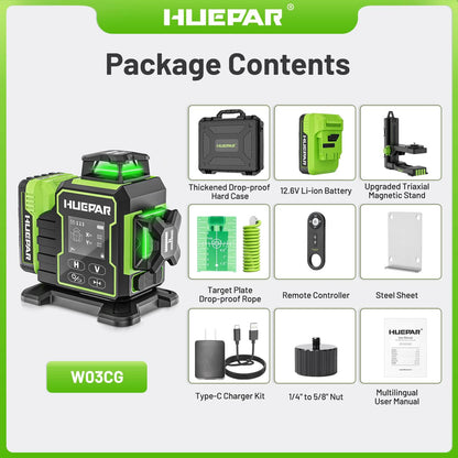 Huepar W03CG Laser Level