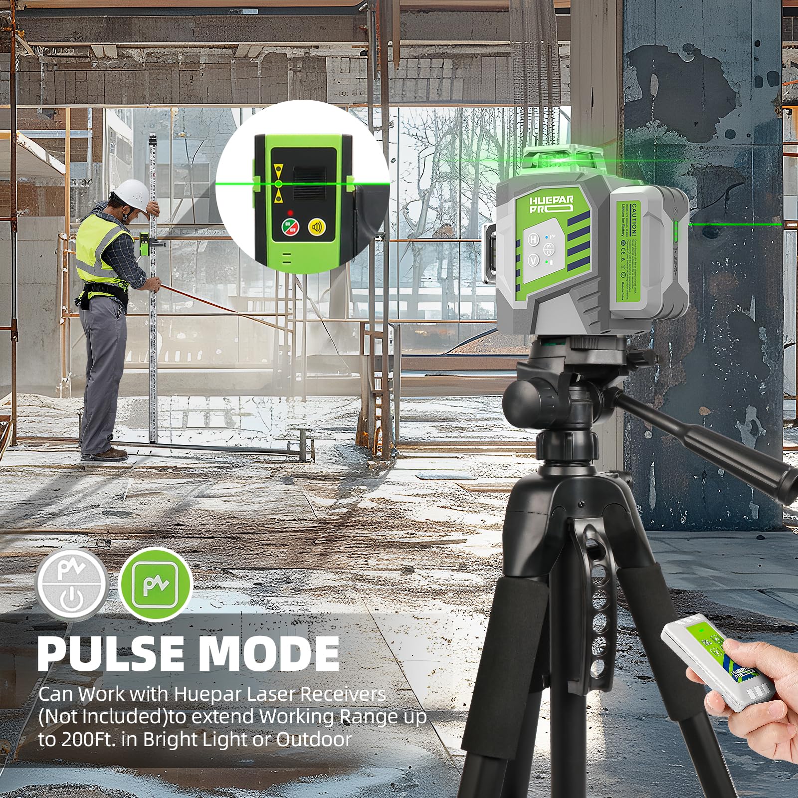 Huepar Pro ZK03CG-S Laser Level