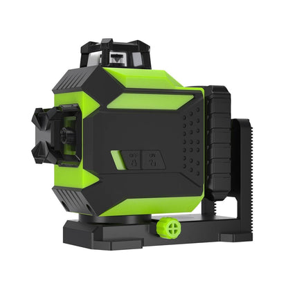 Huepar 703CG - 12 Lines 3D Osram Green Beam Self-Leveling Cross Line Laser Level with Hard Carry Case - HUEPAR US