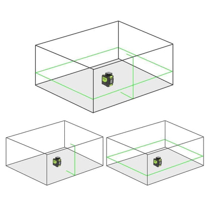Huepar 901CG - 360 Green Beam Cross Line Self-Leveling Laser Level with Magnetic Pivoting Base - HUEPAR US