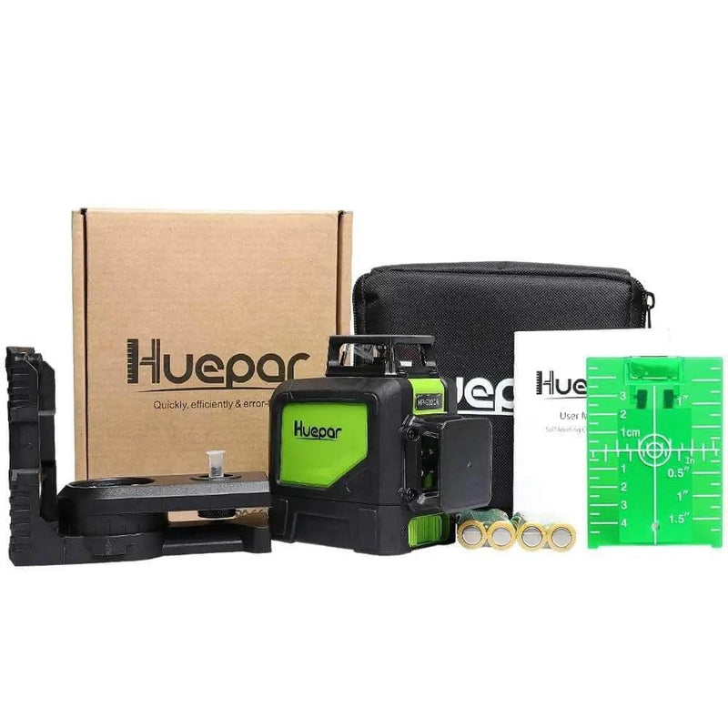Huepar 902CG Self Leveling 360° Cross Line Laser Level Huepar