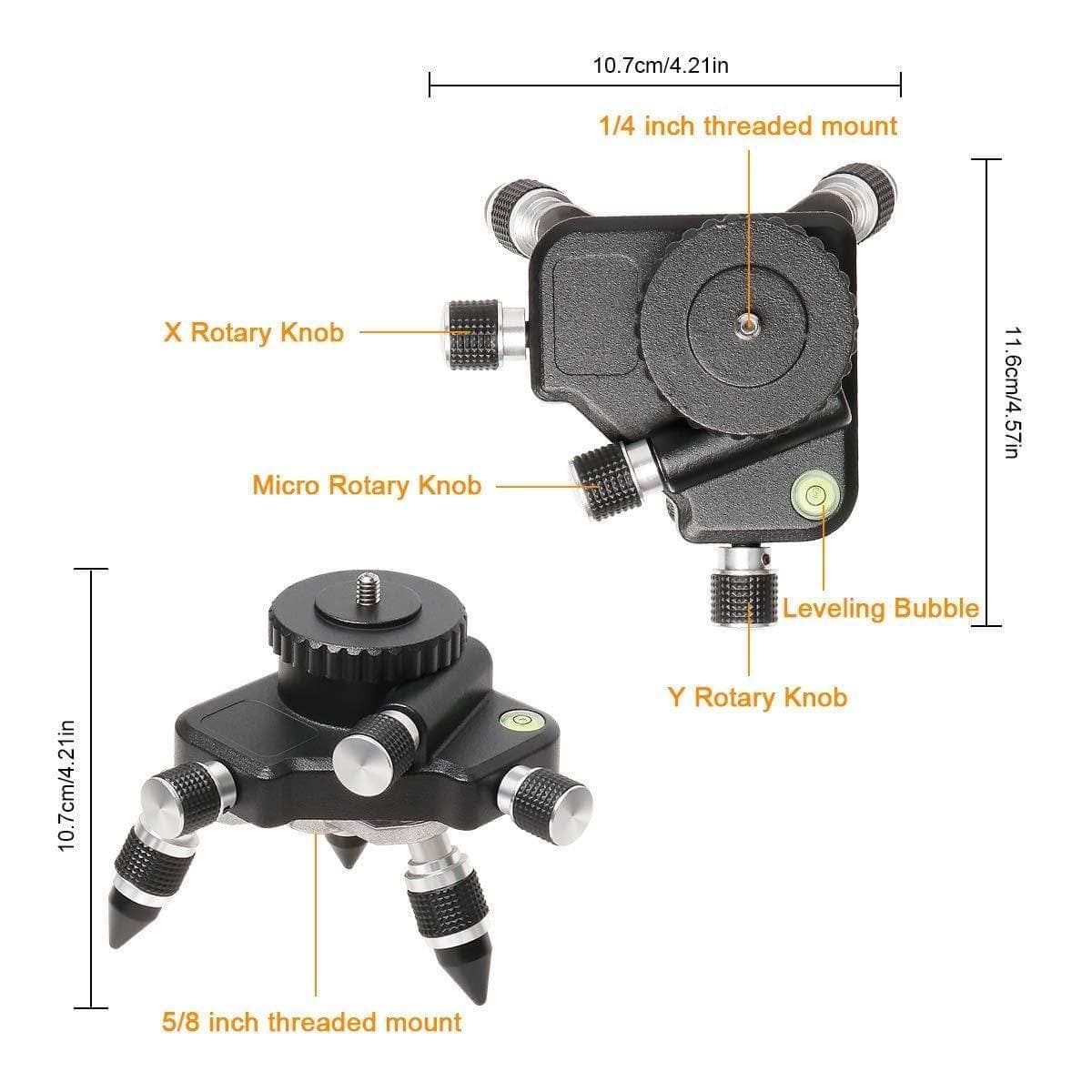 Huepar AT2 - Laser Level 360° Rotating Base Adapter - HUEPAR US