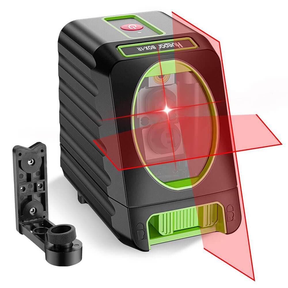 Huepar BOX1R - Self-Leveling Laser Level 150ft Outdoor Cross Line Laser - HUEPAR US