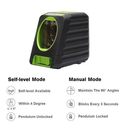 Huepar BOX1R - Self-Leveling Laser Level 150ft Outdoor Cross Line Laser - HUEPAR US