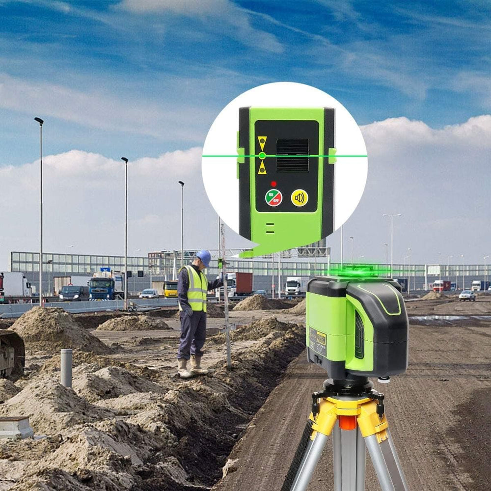Laser Level 360 SelfLeveling 3D Green Beam Laser Level Huepar
