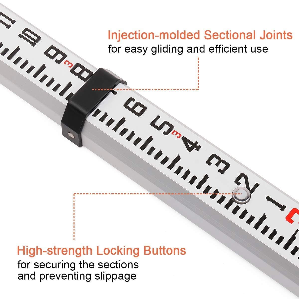 HUEPAR GR5 - 16ft/5m Aluminium Grade Rod freeshipping - HUEPAR US