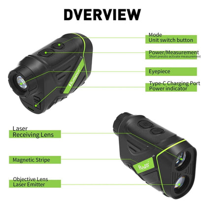 Huepar HLR600 Golf Rangefinder Scope for precision distance measurement4