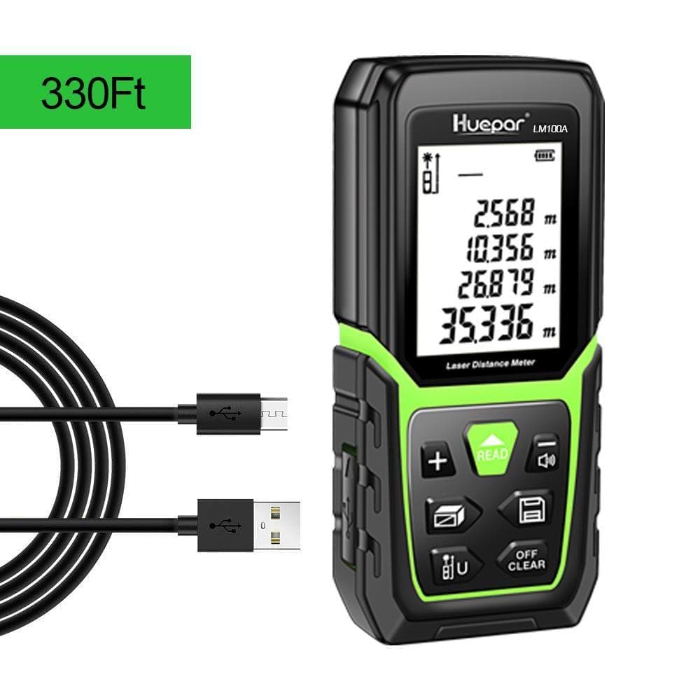 Huepar LM100A - 100M Laser Distance Meter - HUEPAR US