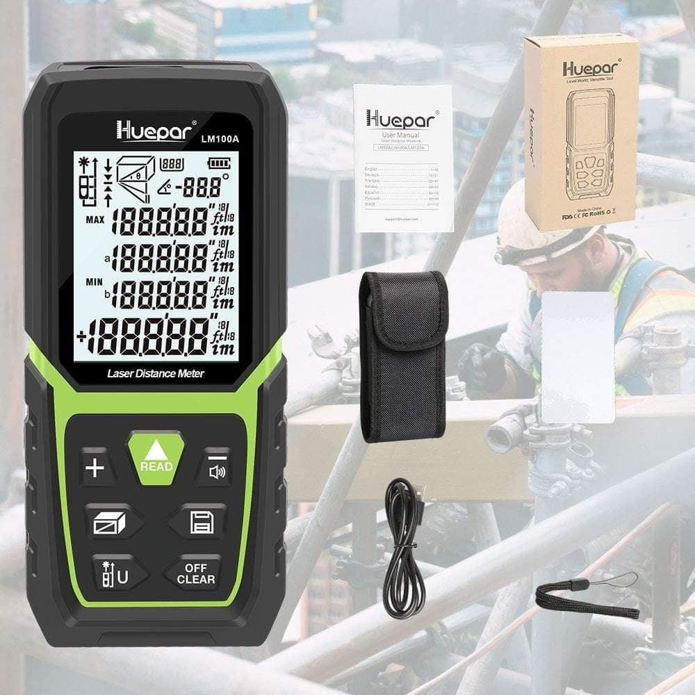 Laser Range Finder - Laser Measurement Tool - Huepar