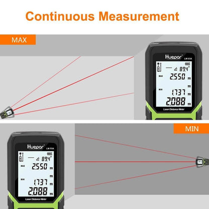 Huepar LM50A - 50M Laser Distance Meter - HUEPAR US