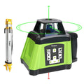 Huepar RL200HVG - Electronic Self-Leveling Green Rotary Laser Level + Plumb Points with Receiver - HUEPAR US