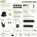 Huepar RT130 - 130W Rotary Tool Kit - HUEPAR US