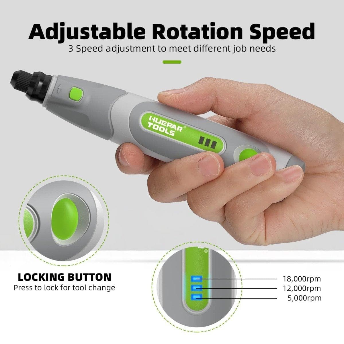 Huepar RT4 Basic - Mini Power Rotary Tool freeshipping - HUEPAR US