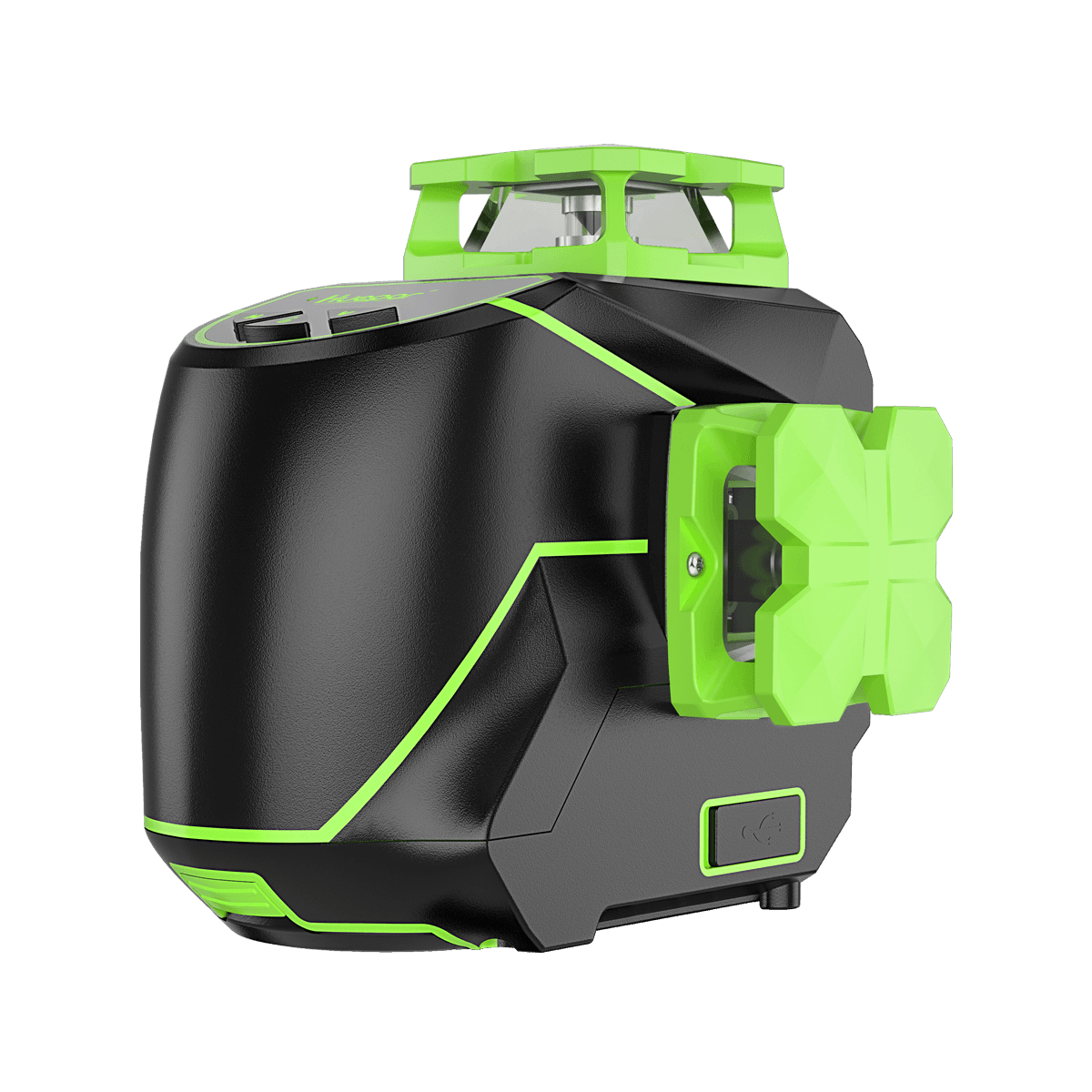 Huepar S03CG-L - 3D Self-leveling 3 x 360° Cross Line Laser Levelwith Magnetic Pivoting Base - HUEPAR US